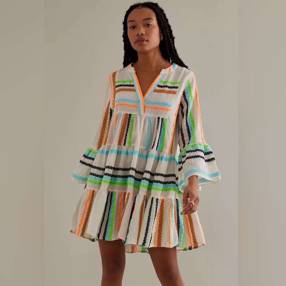 NEW Devotion Twins  x ANTHROPOLOGIE Ella Tunic Mini Dress